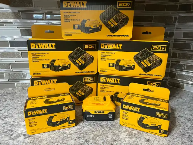 New Dewalt 20V Max 5AH Batteries - Pricing Is In The Description
