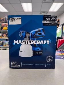 Mastercraft 20V Cordless Paint Sprayer with PWR POD 4 Ah Battery
