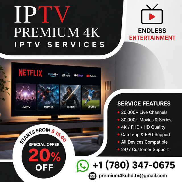 Huge of 4k TV Channels with UHD Quality