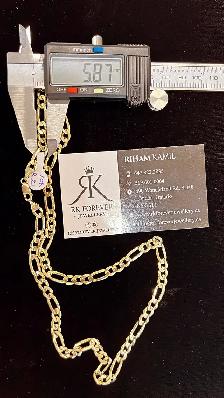 10k yellow Gold Chain  # R 21 - Photo 8