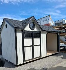 8 X 16 Garden Gable Storage Shed with Firewood Storage GGD108 - Photo 2