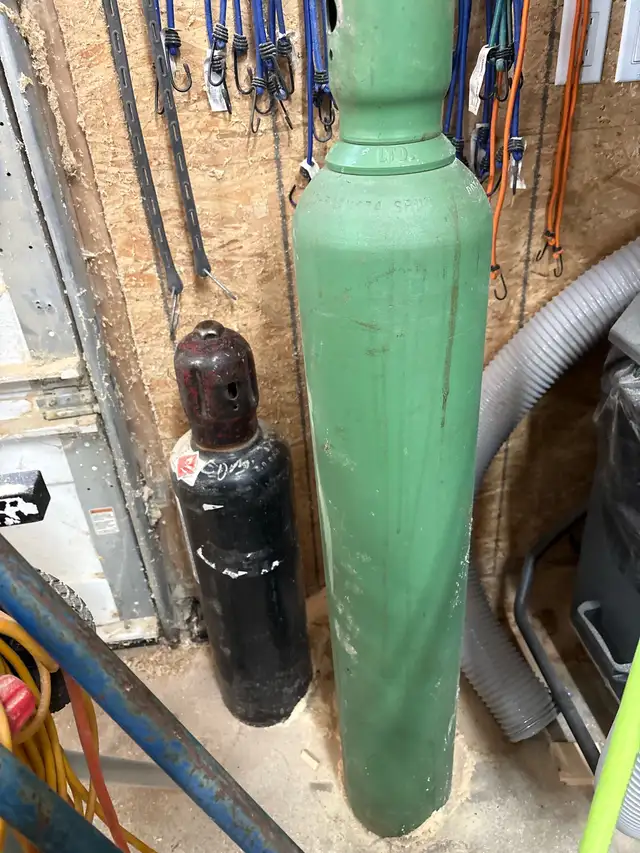 Oxygen and Acetylene bottles