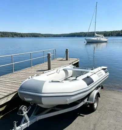 10FT Heavy Duty Inflatable Fishing Boat – easy to set up