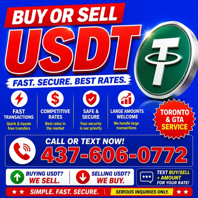 NEED TO BUY OR SELL USDT?