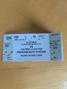 Bomber ticket