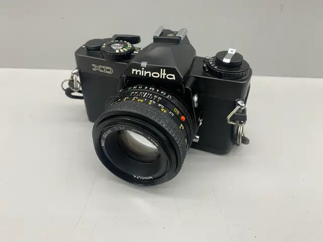 Minolta XD 35mm Film Camera with 50mm 1.7 Lens