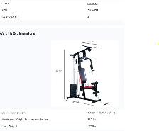 Soozier Heavy Duty Home Gym Body Strength Weight Training Fitnes - Photo 3