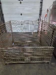 Collapsible Wire Container Pallet - 48 x 40 x 42 1⁄2' - Photo 2