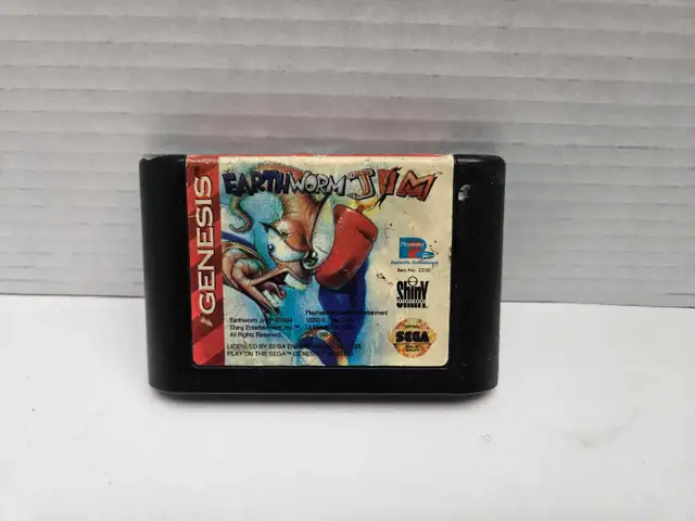 Sega Genesis Earth Worm Jim