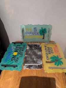 Resin serving trays - Photo 2