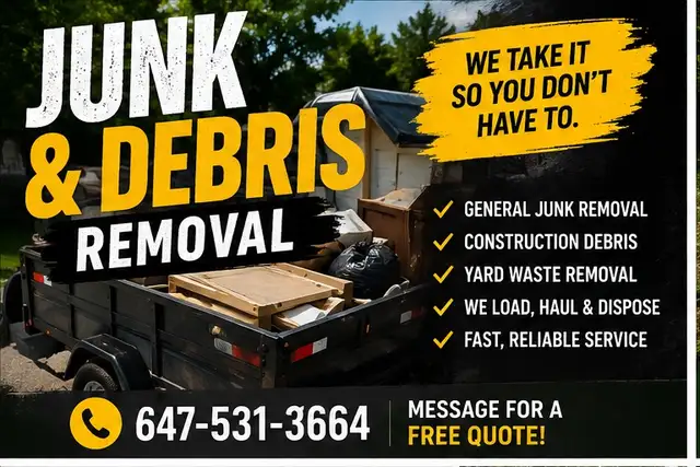 Junk | Construction Debris & Yard Waste Removal