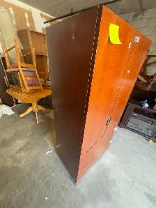 Free delivery used Wooden wardrobe with drawers - Photo 2