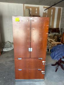 Free delivery used Wooden wardrobe with drawers - Photo 5