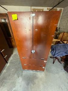 Free delivery used Wooden wardrobe with drawers - Photo 8