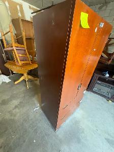 Free delivery used Wooden wardrobe with drawers - Photo 9