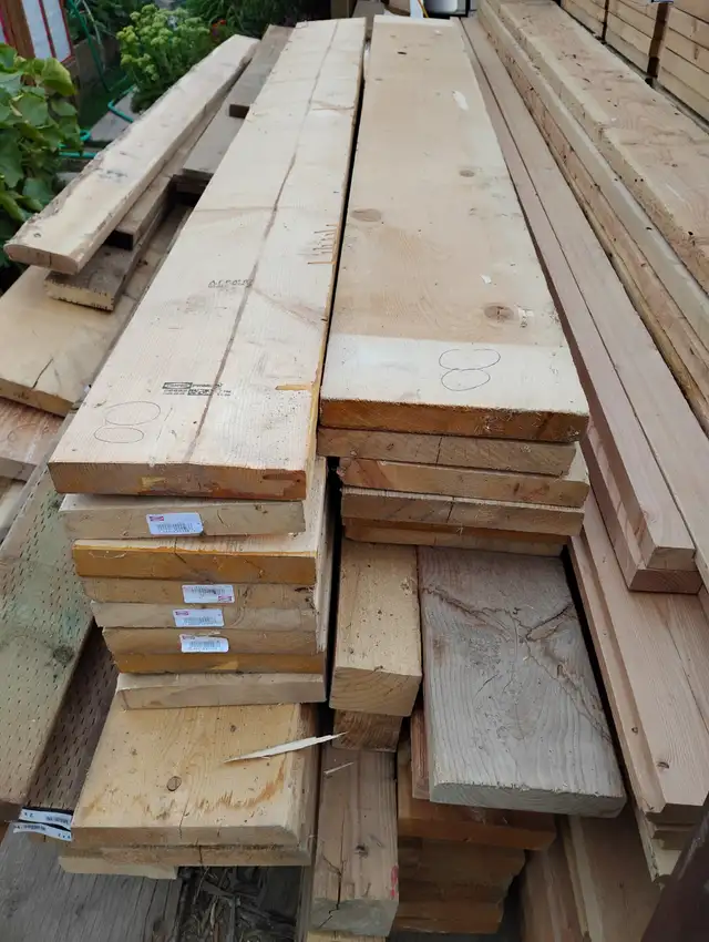 Lightly used 2' X 10' & 2' X 12' Lumber