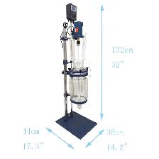 Chemical lab Jacketed Glass Reactor Vessel Extraction 220636 - Photo 10