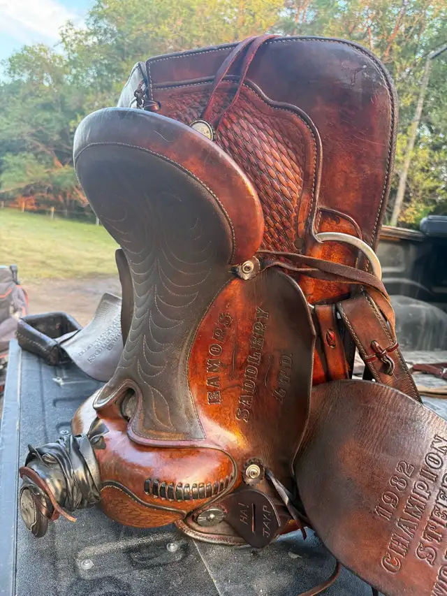 Eamor Saddlery Roping Saddle