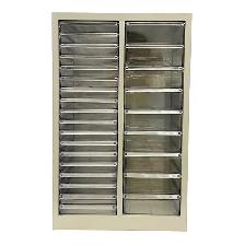 Steel Mobile File Cabinet Combo(9M 18S Drawers) 054569