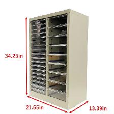 Steel Mobile File Cabinet Combo(9M 18S Drawers) 054569 - Photo 2