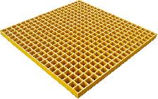 2.6'2.6'1.5' Thickness Floor Fiberglass Grille 056018