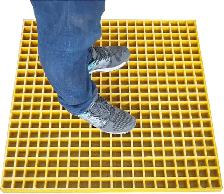 2.6'2.6'1.5' Thickness Floor Fiberglass Grille 056018 - Photo 5