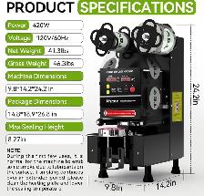 Cup Sealer Machine 90/95mm Cup Sealing Machine 500-700 Cups/H El - Photo 2