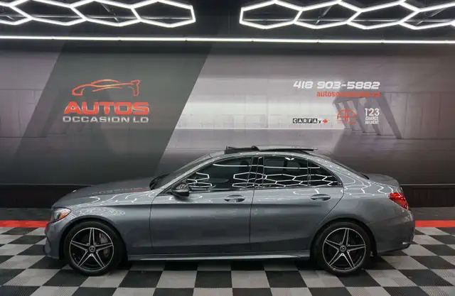 2017 Mercedes-Benz C-Class AMG PKG - 4MATIC - CUIR TOIT PANO - G