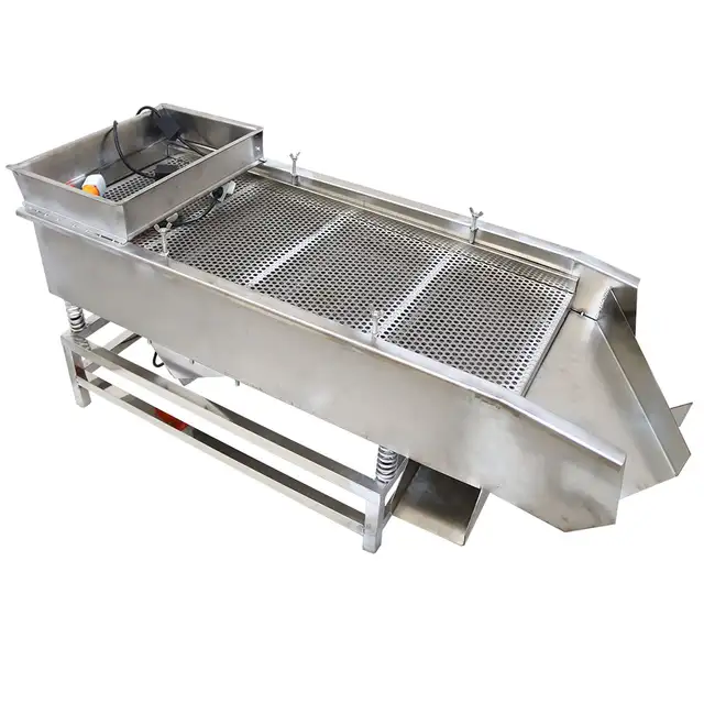 Dual Motor 2 Layer Linear Vibrating Screen w/8mm 6mm Mesh 230226