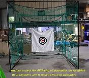 Golf Indoor & Outdoor Practice Net Golf Cage Hitting Net 239346