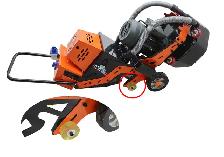 Double Tube Vacuum Dust Suction Fan Cement Ground Grinder 239912 - Photo 3