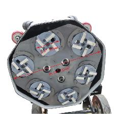 Double Tube Vacuum Dust Suction Fan Cement Ground Grinder 239912 - Photo 7