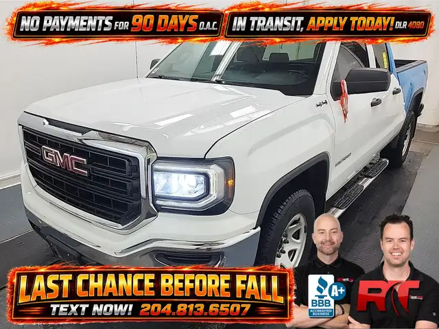 2019 GMC Sierra 1500 Limited 4WD - Backup Cam, Bluetooth