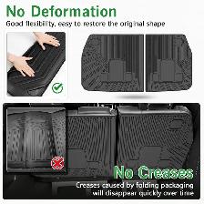 Trunk Mat & Backrest Mat Custom Fit for Kia Carnival 8 Str 22-26 - Photo 4