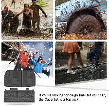 Trunk Mat & Backrest Mat Custom Fit for Kia Carnival 8 Str 22-26 - Photo 5