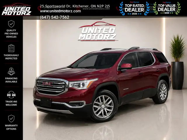 2017 GMC Acadia SLE-2 AUTO FWD 3.6L 6cyl~SAFETY CERTIFIED~
