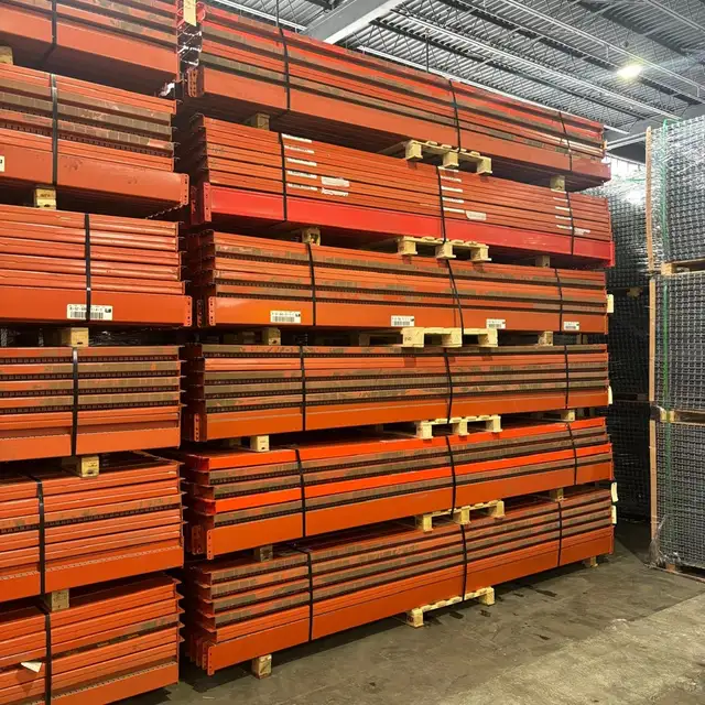 USED Teardrop Beams 12' x 6' for Pallet Racking warehouse rack