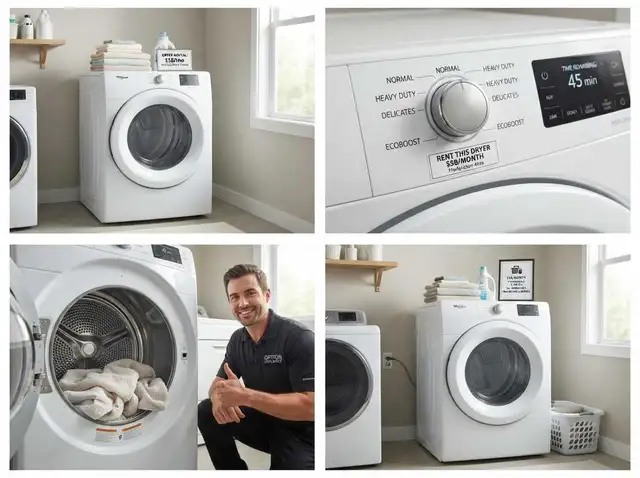 Clothes Dryer Rental - $58/month | Free Delivery (Fredericton)