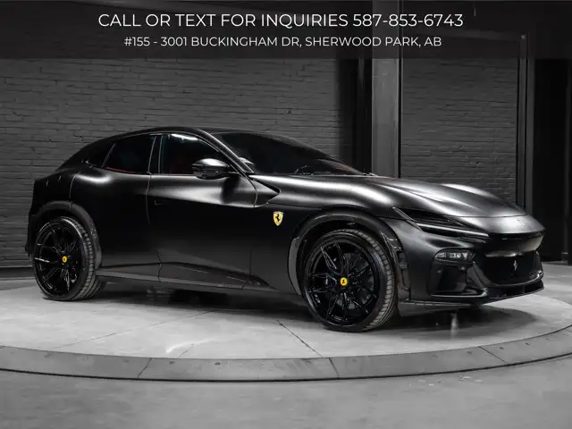 2025 Ferrari Purosangue | Stealth Wrap | Novitec Wheels | I.P.E