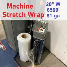 Wholesale Machine Stretch Wrap 20' x 6500' , 51 GA