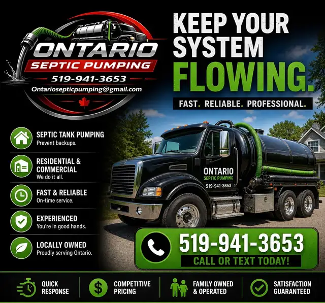 24/7 & Emergency Septic Pumping Services!