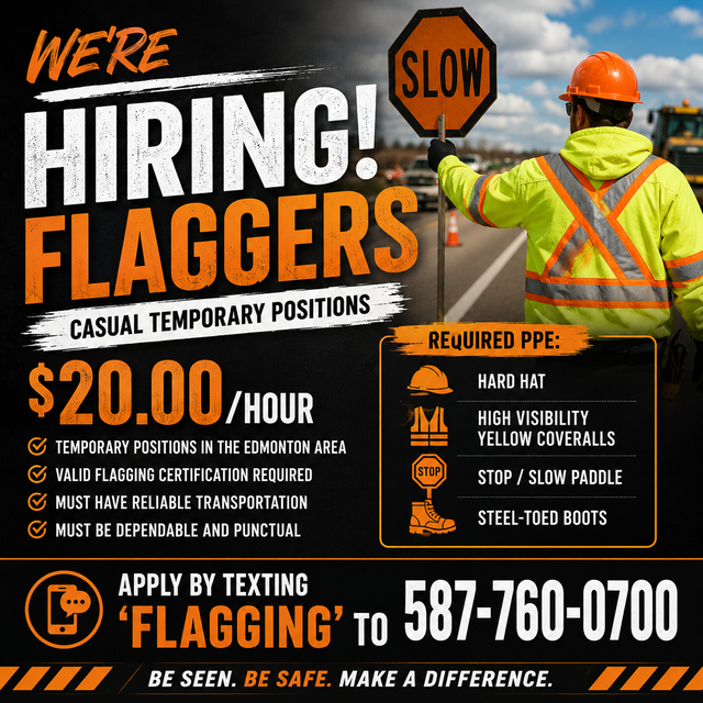 Traffic Control Person / Certified Flagger – Temporary