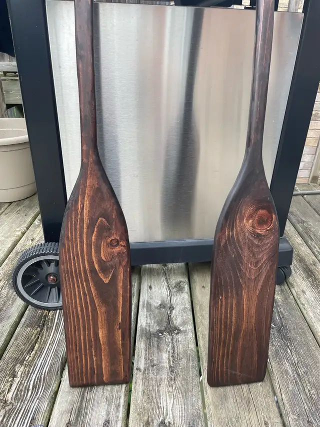 Decorative Hewn Paddles