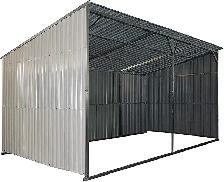 NEW 12 X 20 FT ALL METAL LIVESTOCK SHED MS1220L