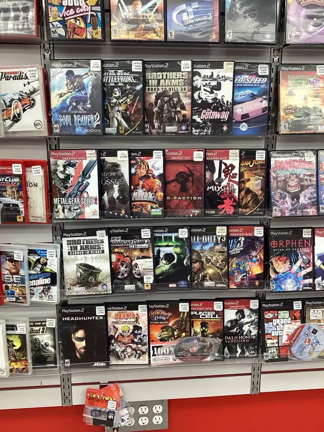 Jeux ps2 a prix varié