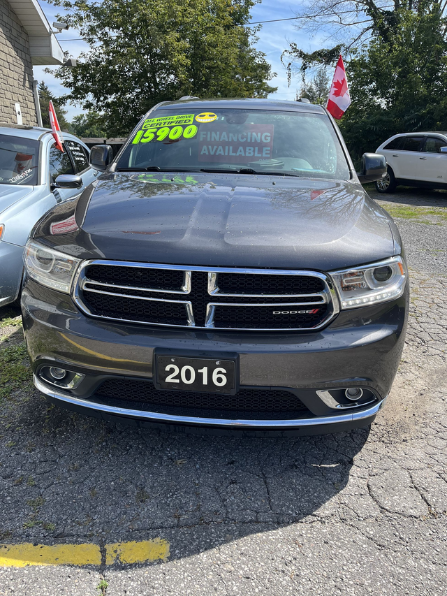 2016 Dodge Durango LIMITED  AWD  3.6LTR V6  6 PASSENGER  CERTIFI
