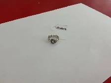 bague en argent avec pierre bleu