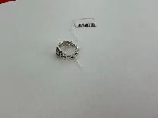 bague en argent avec pierre bleu - Photo 2