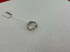 bague en argent avec pierre bleu - Photo 3