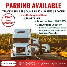 PARKING BRAMPTON, ON NEAR HWY 427, LIMITED SPOTS
